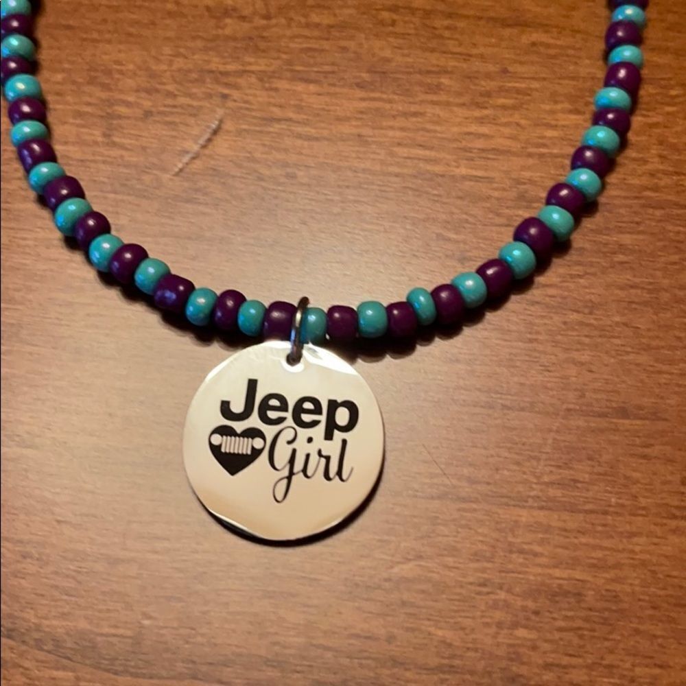 Jeep girl rear view mirror swag, Jeep lover gift, Rear view mirror dangle‎ - Picture 2 of 3